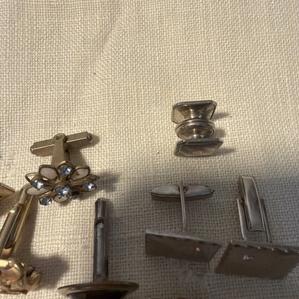 Vtg Cufflinks & Tux Buttons, Mixmatch, Some Pairs